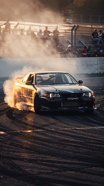 Vertical Drift: Sunset HD phone wallpaper