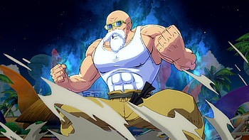 Dragon Ball FighterZ, Master Roshi's glory, Legendary fighter, Unleashing power HD wallpaper