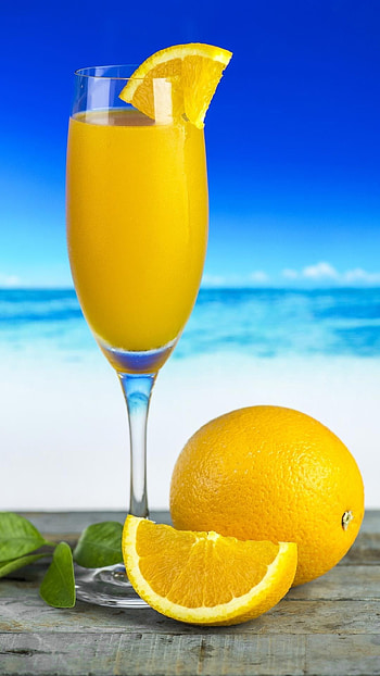 Beach , Organic orange juice, Orange juice drinks, Organic orange HD phone wallpaper