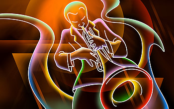 3D neon colorful, colorful, music, neon, color HD wallpaper