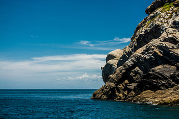 Nature, Sea, Rocks, Horizon, Shore, Bank HD wallpaper