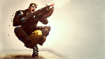 Gears of Fun, gears of war 3, gears, funny, baird HD wallpaper