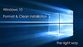 Upgrade to Windows 10 – Clean Install with Format Method - YouTube HD wallpaper