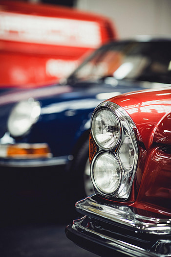 Cars, Car, Retro, Headlight, Bumper HD phone wallpaper