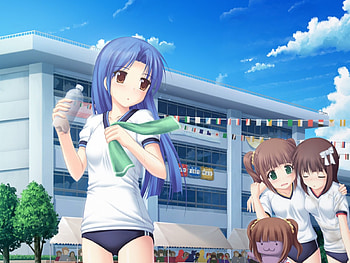 Sports Festival, school, anime, anime girls, school girls HD wallpaper