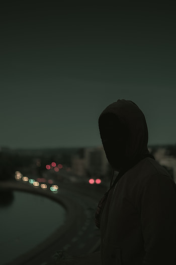 Twilight, Dark, Silhouette, Dusk, Gloomy, Hood HD phone wallpaper