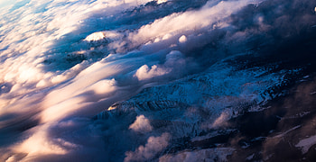 Birds Eye View Of Clouds , clouds, nature HD wallpaper