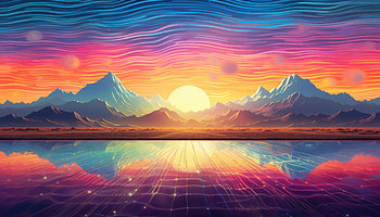 Electrospectral Good Morning Landscape, artist, artwork, digital-art HD wallpaper