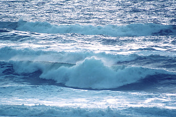 Pacific waves, waves, beaches HD wallpaper