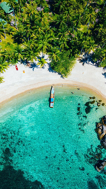 Koh Samui island, Paradise getaway, Tropical vibes, Exquisite backgrounds HD phone wallpaper