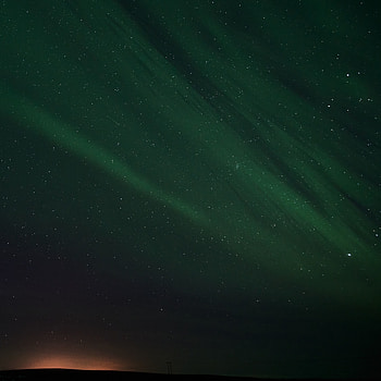 Northern Lights, sky, green, night HD phone wallpaper