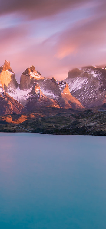 Lake Pehoe , Torres del Paine HD phone wallpaper