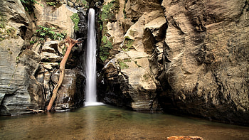 Landscape, Waterfalls HD wallpaper
