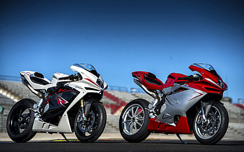 MV Agusta F4 RR, side view, exterior, white MV Agusta, red MV Agusta, sportbikes, MV Agusta HD wallpaper