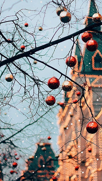 Christmas Aesthetic, Christmas Lights HD phone wallpaper