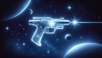 Futuristic Laser Gun Space-Themed, laser gun, space, gun, Sci Fi, futuristic HD wallpaper
