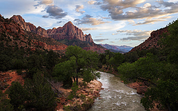 Zion National Park, backgrounds, Majestic views, Natural wonders HD wallpaper