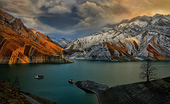 Lake And Mountains , lake, mountains, nature HD wallpaper