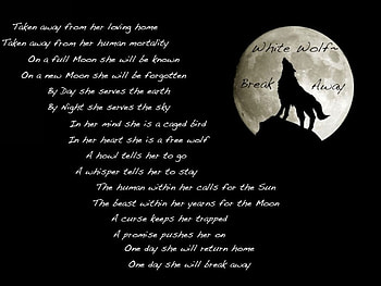 white wolf break away, white, timber, saying, black, wolves, canis lupus, art, , wolf, wisdom HD wallpaper