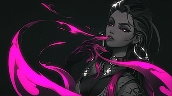 Reyna Valorant Game Artwork By Excharny Live HD wallpaper