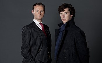 Sherlock Holmes, Benedict Cumberbatch, Mark Gatiss, Mycroft Holmes HD wallpaper