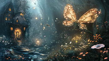 Enchanted Fairycore: A Fantasy Wonderland, fantasy, fairycore, fairy tale, magical forest HD wallpaper