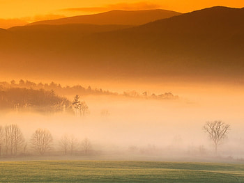 Landscape, Sunset, Fields HD wallpaper
