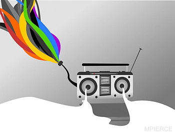 Music, abstract HD wallpaper