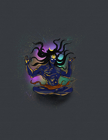 Rudra, head, art, Bholenath, lordshiva, mahadev HD phone wallpaper
