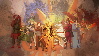 Fuu, Naruto, Killer Bee, Han HD wallpaper