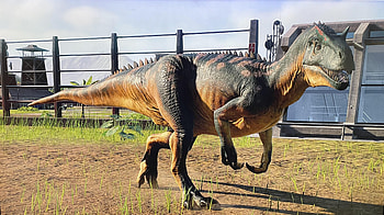 Allosaurus, Mangrove forest, Favourite creature, Jurassic World Evolution HD wallpaper