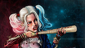 Harley Quinn Art, harley-quinn, superheroes, artist, artwork HD wallpaper
