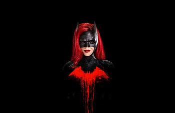 Batwoman, Ruby Rose, minimal, fan art HD wallpaper