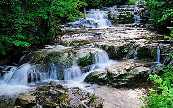 Landscape, Nature, Rivers, Waterfalls, Rolls, Rifts HD wallpaper