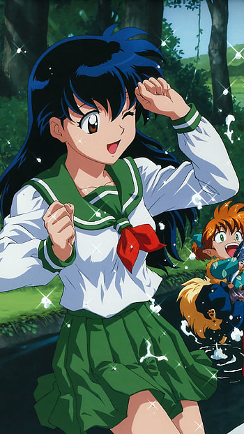 Kagome Higurashi, Mobile , Stunning visuals, Anime fandom HD phone wallpaper