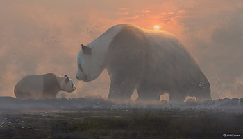 Art, Young, Family, Joey, Panda HD wallpaper