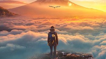 Before You Go, graphy, mount-fuji, clouds, nature HD wallpaper