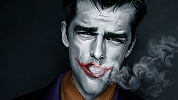 Joker Smoker, joker, superheroes, supervillain, artwork HD wallpaper