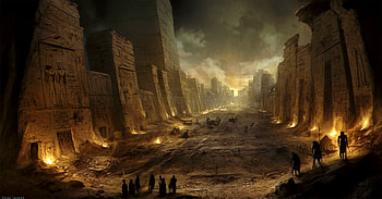 Ancient Egypt, AI Art, Abyss, Egypt HD wallpaper