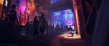 Dps X Cyberpunk, cyberpunk, scifi, artist, artwork, digital-art, artstation HD wallpaper