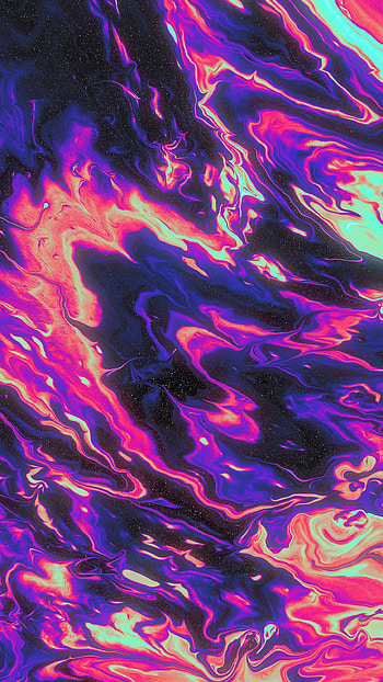 Fluid abstract., aqua, pink, , abstract HD phone wallpaper