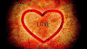 Clouds, Love, Shine, Light, Heart HD wallpaper