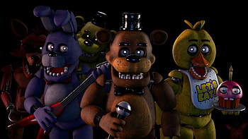 Fazbear Entertainment, Freddy Fazbear's Pizza, Classic Animatronics, Original Animatronics, Five Nights at Freddy's HD wallpaper