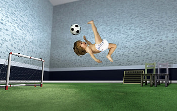 Funny, Sports, Football, Children HD wallpaper