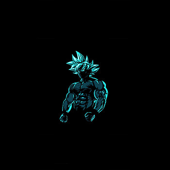 Anime, minimal & dark, beast Goku HD phone wallpaper