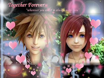sora kairi, sora, together, kairi, forever HD wallpaper