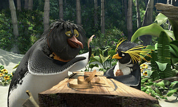 Big Z and Cody, surfing, furry (anthropomorphic), penguin, movie, surf's up HD wallpaper