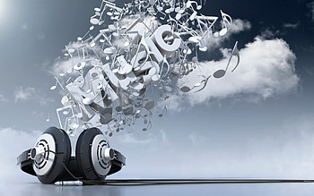 Music, Objects, Heads HD wallpaper