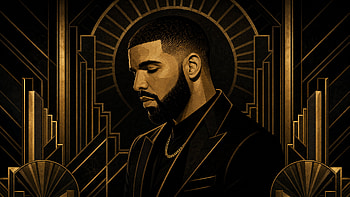 Golden Groove | Midnight Ballad | Urban Royalty, Drake, Portrait, Man, Art Deco HD wallpaper