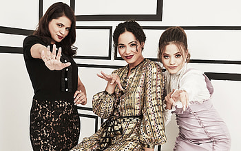 Charmed, 2021, main actresses, Melonie Diaz, Madeleine Mantock, Sarah Jeffery, main characters, poster, hoot HD wallpaper